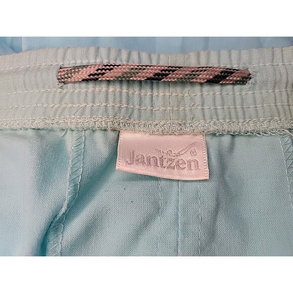 Jantzen 1980s turquoise Pleated Midi Skorts Vintage Size 3X - Picture 15 of 16